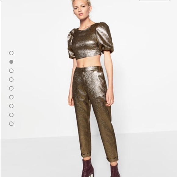 Top and pants golden set 😍 - Picture 4 of 5